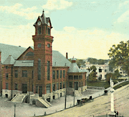Danbury City Hall in 1909