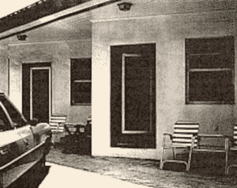 Motel room where Byrum was murdered