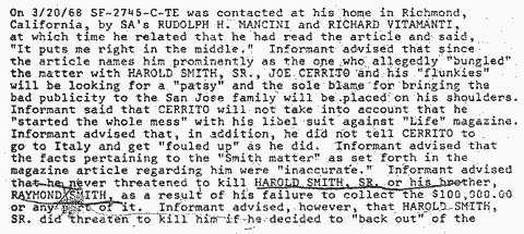 FBI Airtel, March 22, 1968
