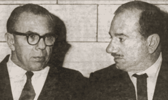 Philadelphia Daily News photo of Angelo Bruno and Philip Testa