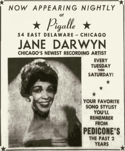 Ad for Jane Daryn appearance